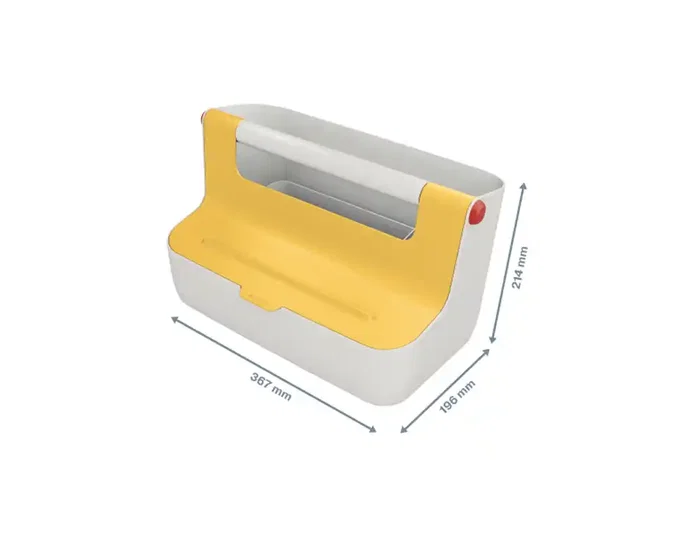 LEITZ Caja de almacenamiento Cosy Carry Box Amarillo