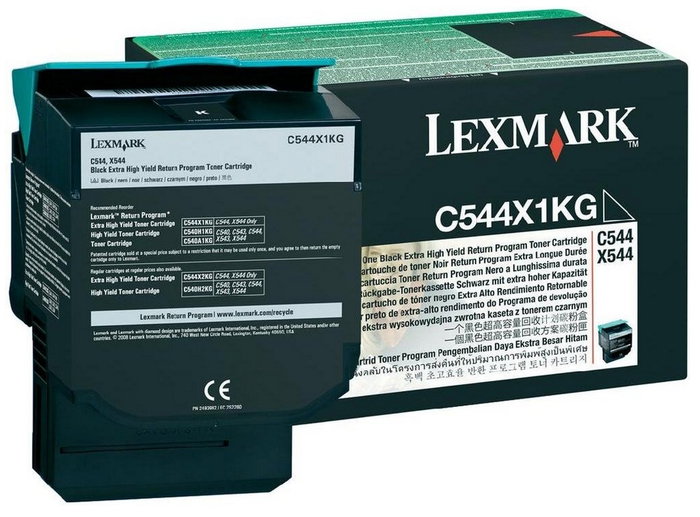 Lexmark C544-X544 Toner Negro Extra Alto Rendimiento Retornable Lexmark C544-X544 Toner Negro Extra Alto Rendimiento Retornable