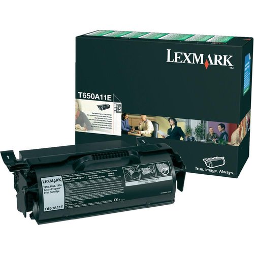 Lexmark T650A11E Tóner Negro Original para T650, T652, T654