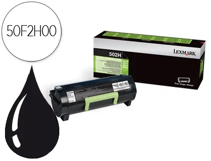 Lexmark 502H Cartucho de Tóner Negro de Alto Rendimiento