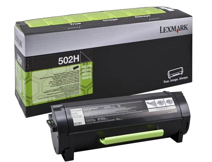 Lexmark 502H Cartucho de Tóner Negro de Alto Rendimiento