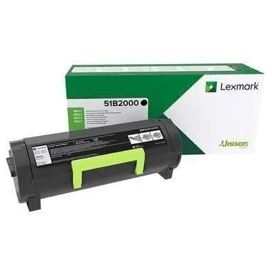 Lexmark 51B2000 Cartucho de Tóner Negro
