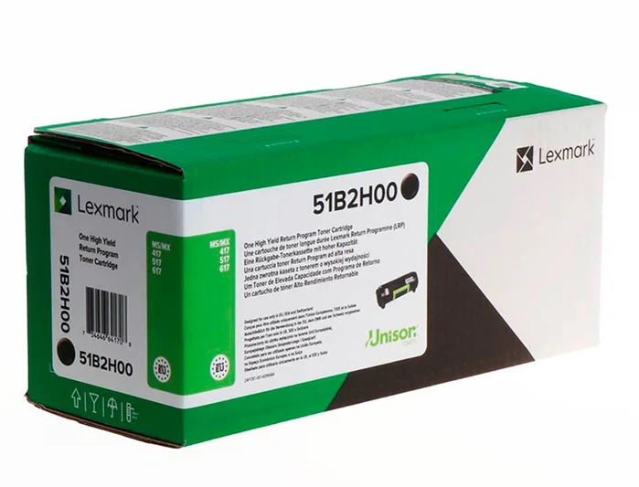 Lexmark 51B2H00 Cartucho de Tóner Negro XL