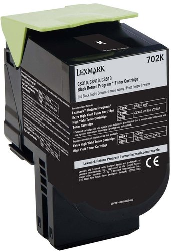 Lexmark 702K 70C20K0 Cartucho de Tóner Negro