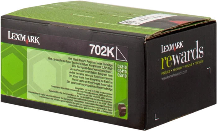 Lexmark 702K Tóner Negro 70C20K0 – 1.000 Páginas Cartucho Retornable Lexmark 702K Tóner Negro 70C20K0 – 1.000 Páginas Cartucho Retornable