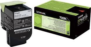 Lexmark 702K 70C20K0 Cartucho de Tóner Negro