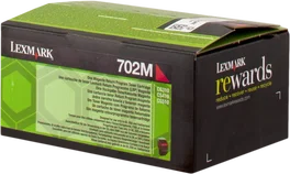 Lexmark 702M 70C20M0 Tóner Magenta Retornable