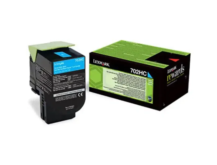 Lexmark 702HC Cartucho de Tóner Cian de Alto Rendimiento