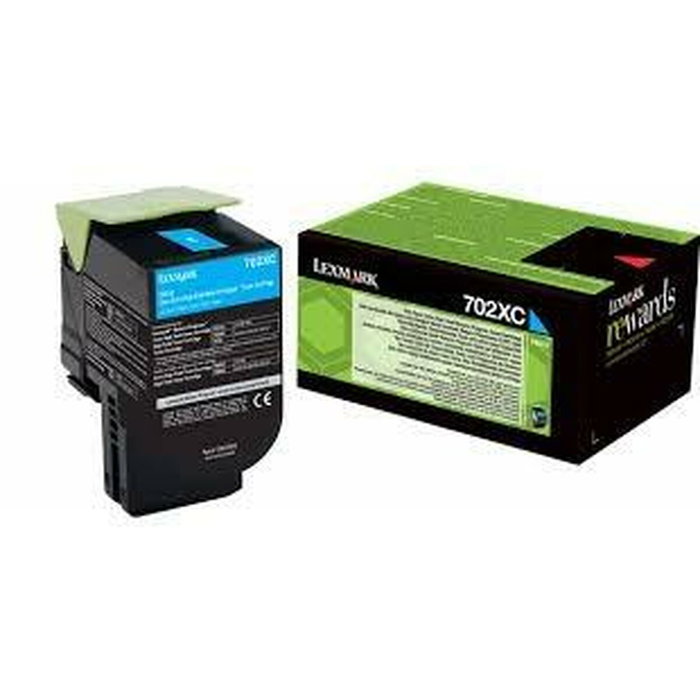 Lexmark 702XC R Cartucho de Tóner Cian Original Retornable Lexmark 702XC R Cartucho de Tóner Cian Original Retornable