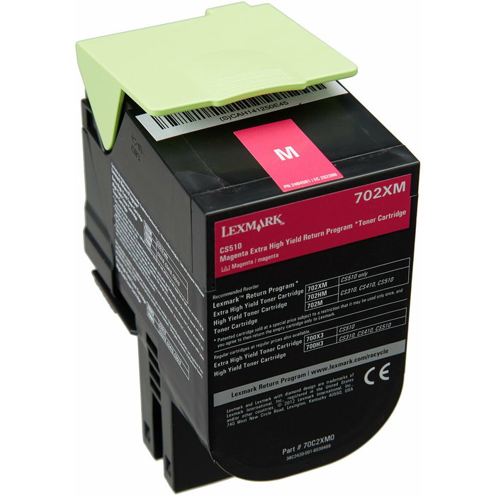 Lexmark 702XM Tóner Magenta Extra Alto Rendimiento Retornable