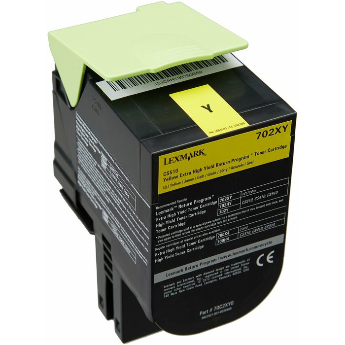 Lexmark 702XY Cartucho de tóner amarillo extra alta capacidad