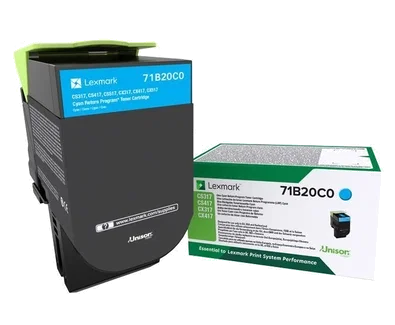 Lexmark 71B20C0 Cartucho de tóner Cian