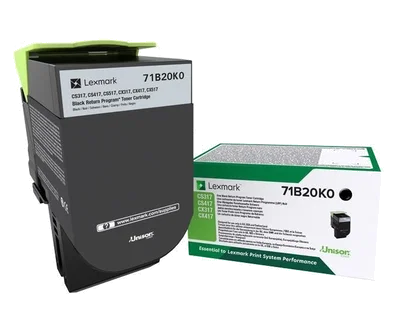Lexmark 71B20K0 Cartucho de Tóner Negro