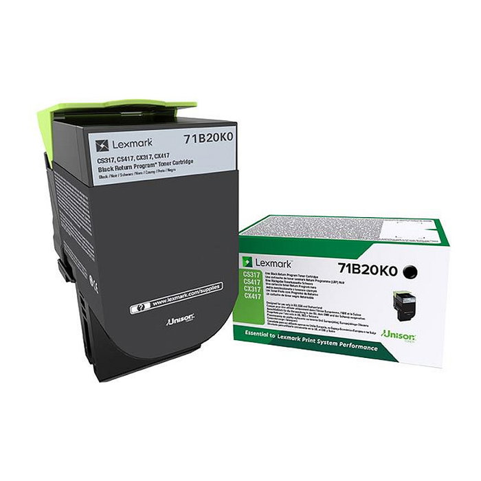 Lexmark 71B20K0 Cartucho de Tóner Negro