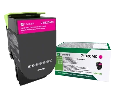Lexmark 71B20M0 Tóner magenta original para CS/CX317/417/517, 2.300 páginas Lexmark 71B20M0 Tóner magenta original para CS/CX317/417/517, 2.300 páginas