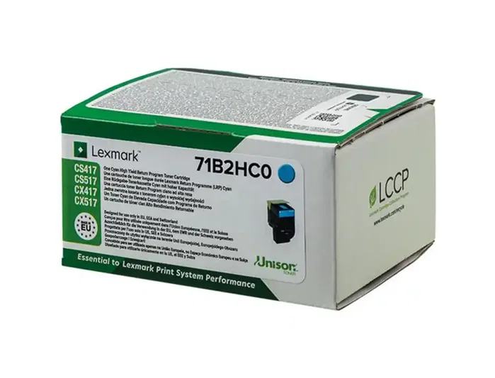 Lexmark 71B2HC0 Cartucho de Tóner Cian