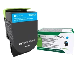 Lexmark 71B2HC0 Cartucho de Tóner Cian