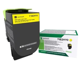 Lexmark 71B2HY0 Tóner amarillo compatible con CS/CX417/517, 3.500 páginas