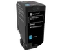 Lexmark 74C20C0 Cartucho de Tóner Cian
