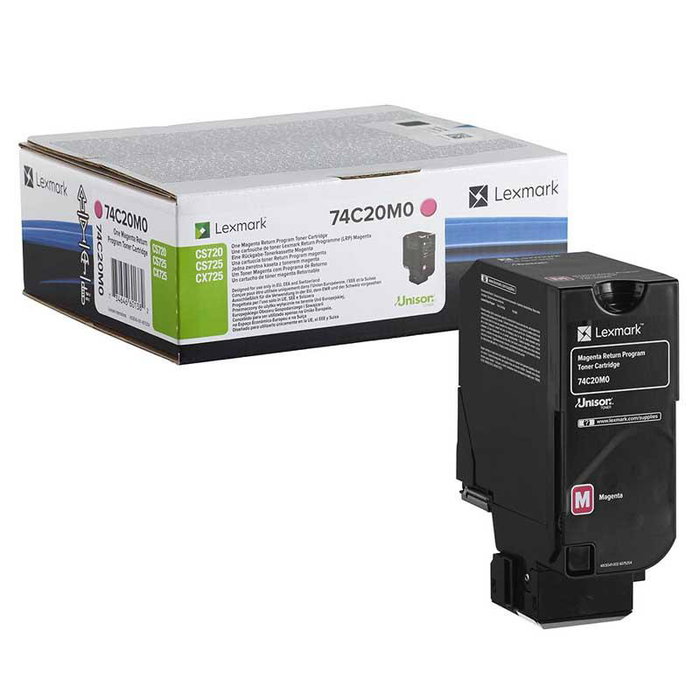 Lexmark 74C20M0 Cartucho de Tóner Magenta Standard