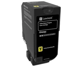 Lexmark 74C20Y0 Tóner Amarillo para CS720 y CX725 series