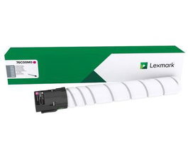 Lexmark Toner 76C00M0 / 76C00M0 Magenta, Cartucho de Tóner Compatible para Impresoras Lexmark