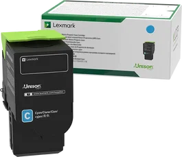 Lexmark 78C20C0 Tóner Cian original para CS/CX421, 1.400 páginas