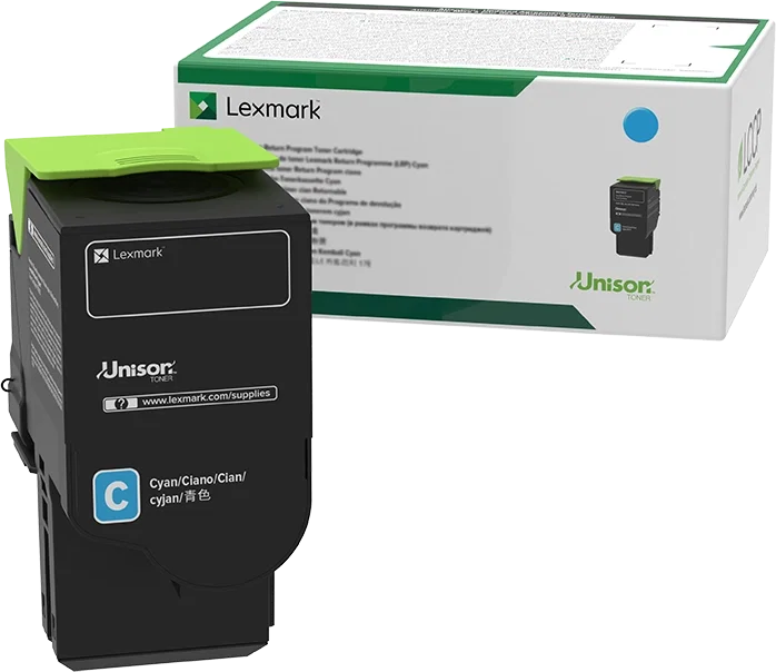 Lexmark 78C20C0 Tóner Cian original para CS/CX421, 1.400 páginas Lexmark 78C20C0 Tóner Cian original para CS/CX421, 1.400 páginas