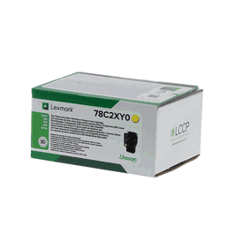 Lexmark Toner 78C2XY0 Yellow XXL - Tóner Cartucho Compatible para Impresoras 782XY