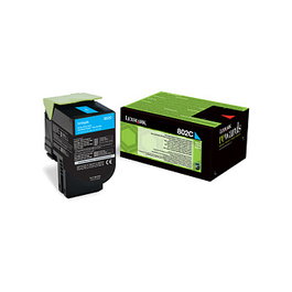 Lexmark 802C Cartucho de tóner cian de rendimiento estándar