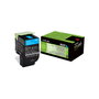 Lexmark 802C Cartucho de tóner cian de rendimiento estándar
