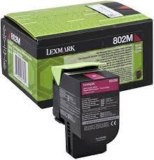 Lexmark 802M Magenta Tóner Estándar (80C20M0)