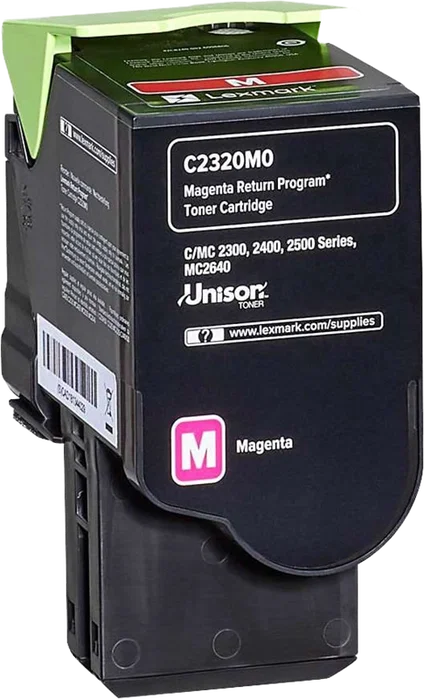 Lexmark C2320M0 Tóner Magenta