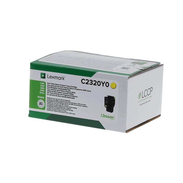 Lexmark C2320Y0 Tóner Amarillo