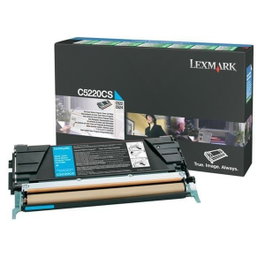 Lexmark C5220CS Cartucho de Tóner Original Cian Retornable