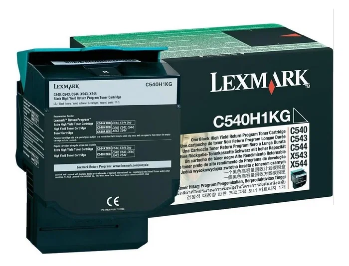 Lexmark C540H1KG Tóner Negro Original para C540 / C543 / C544 / X543 / X544 - 2500 Páginas