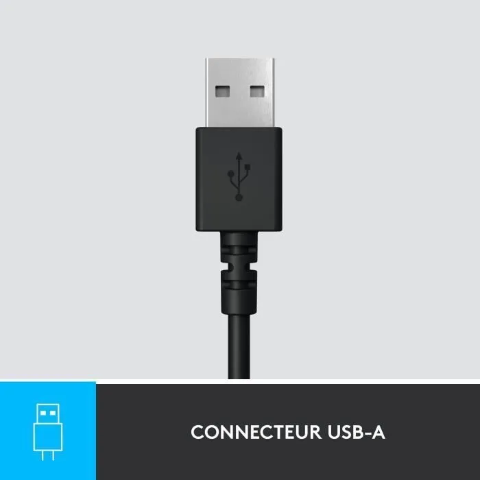 Logitech H390 Auriculares USB Negros