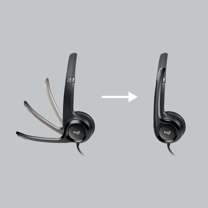 Logitech H390 Auriculares USB Negros