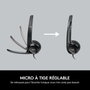 Logitech H390 Auriculares USB Negros