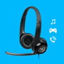 Logitech H390 Auriculares USB Negros
