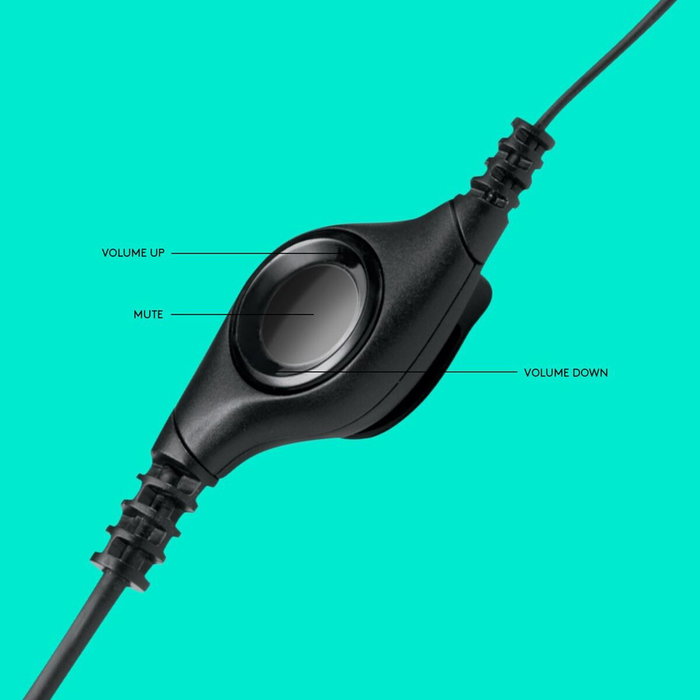 Logitech H390 Auriculares USB Negros