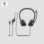 Logitech H390 Auriculares USB Negros