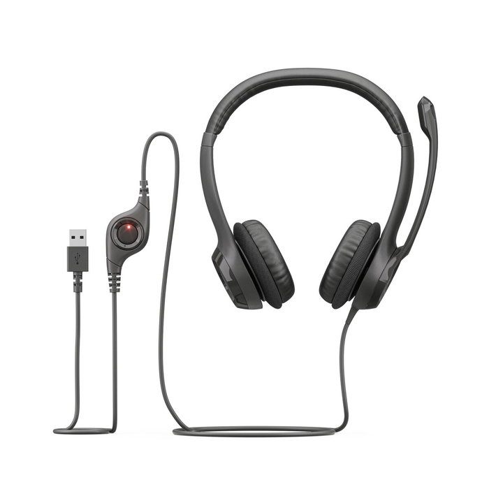 Logitech H390 Auriculares USB Negros
