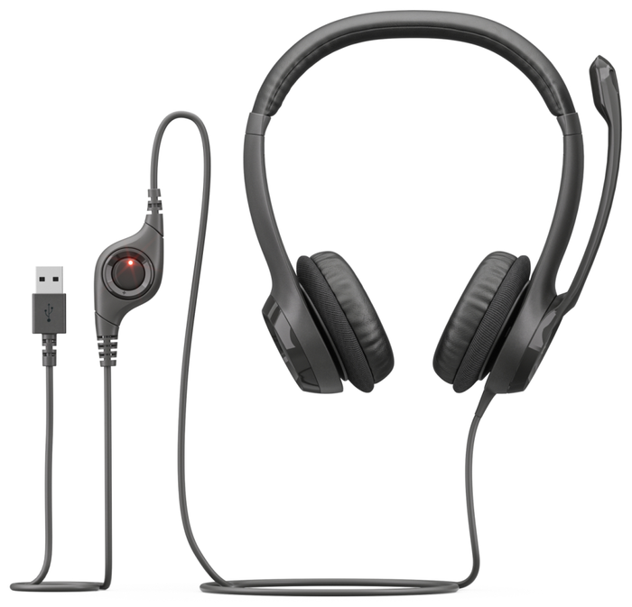 Logitech H390 Auriculares USB Negros