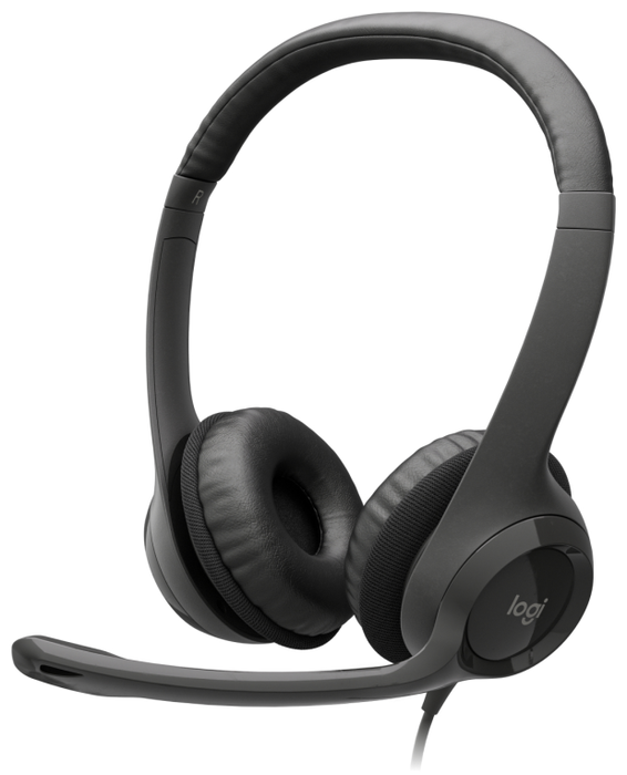 Logitech H390 Auriculares USB Negros