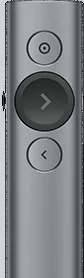 Logitech Spotlight Mando a distancia inalámbrico Gris Pizarra