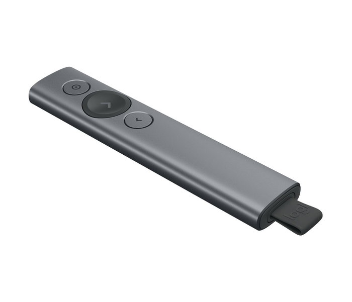 Logitech Spotlight Presentador Inalámbrico Gris