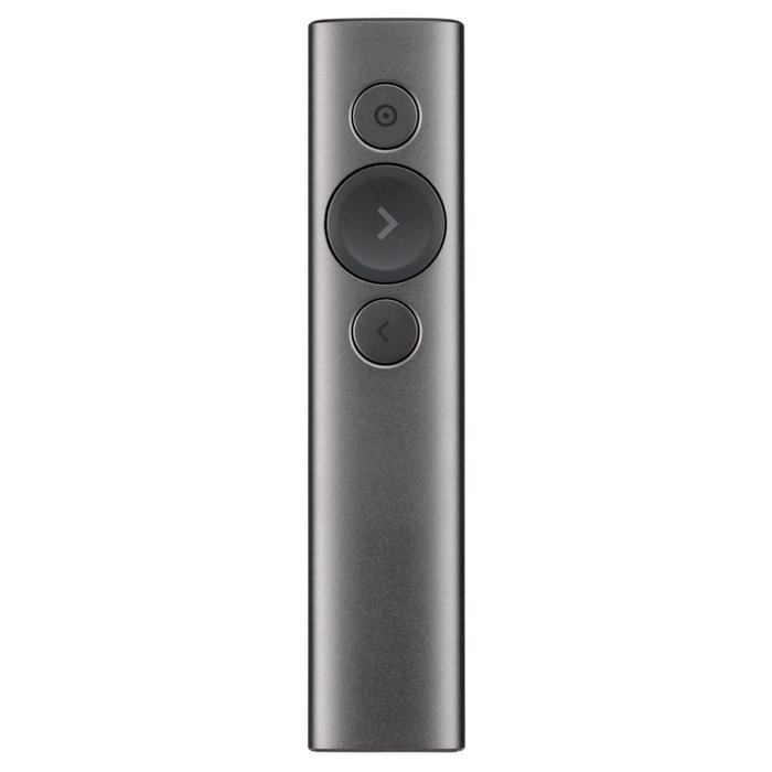 Logitech Spotlight Mando a distancia inalámbrico Gris Pizarra