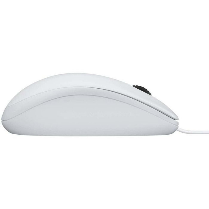 Logitech B100 Ratón Óptico USB Blanco