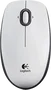 Logitech B100 Ratón Óptico USB Blanco